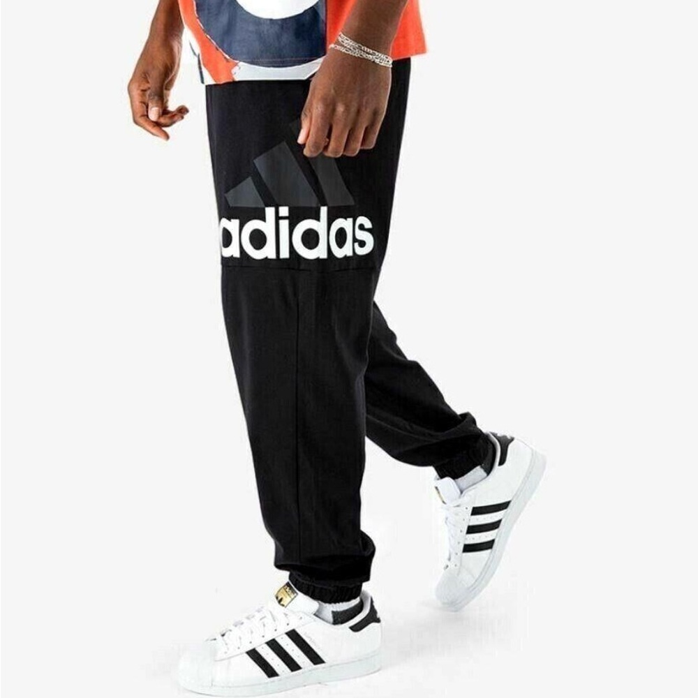 Adidas Essentials Performance Logo Athletic Jogge… - image 3